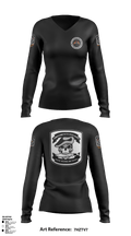 PA S.I.T.E. STATE AGENTS PRIVATE POLICE 4801365 Women's Long Sleeve V-neck Shirt - 1