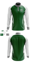 Burley High School Volleyball 52581207 Quarter Zip Jacket - 1
