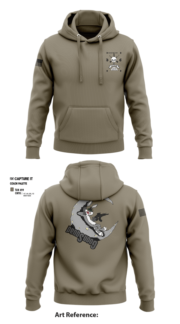 Hoodie, 1-181 INF Goon Squad, , Teamtime, Team time, sublimation, custom sports apparel, team uniforms, spirit wear, spiritwear, sports uniforms, custom shirts, team store, custom team store, fundraiser sports, apparel fundraiser