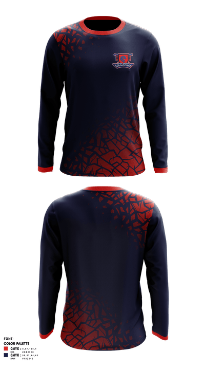 Niles Middle School Soccer 12212356 Long Sleeve Performance Shirt - 2