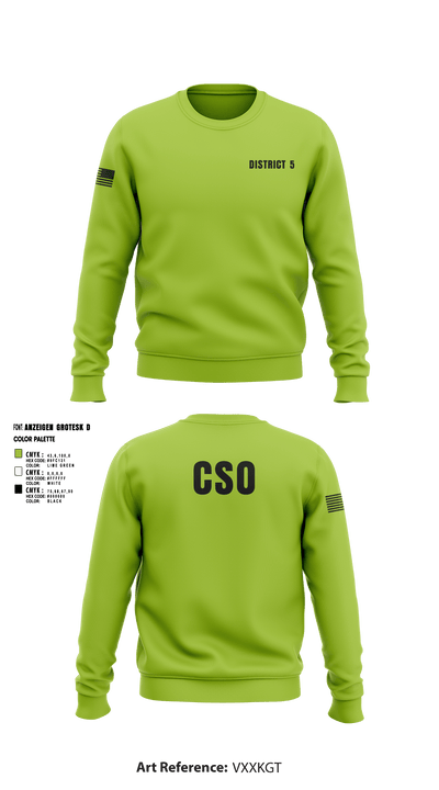 District 5 CSO 28339770 Crew Neck Sweatshirt - 3