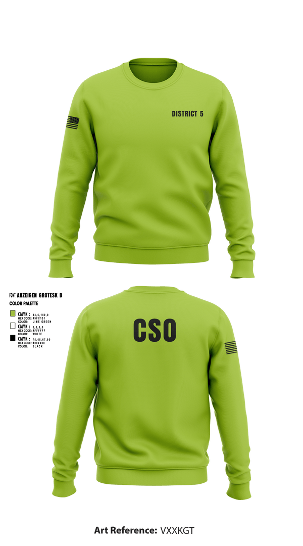 Crew Neck Sweatshirt, District 5 CSO, Police, Teamtime, Team time, sublimation, custom sports apparel, team uniforms, spirit wear, spiritwear, sports uniforms, custom shirts, team store, custom team store, fundraiser sports, apparel fundraiser