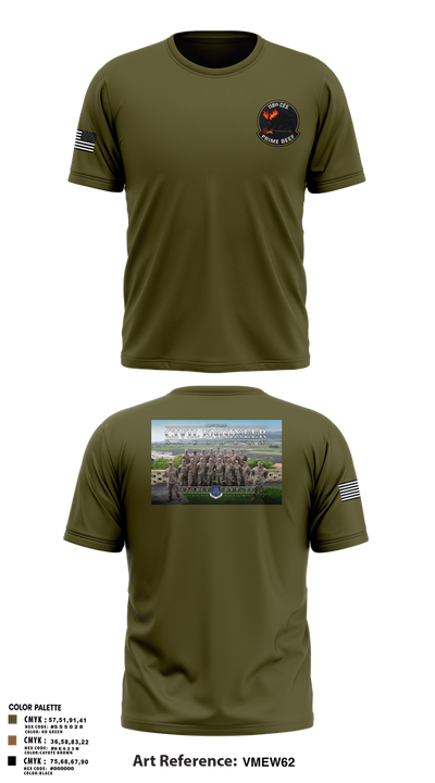 118th CES Old School Cotton Feel Shirt - 1
