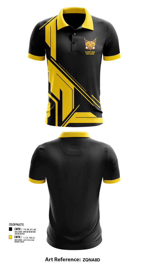 Short Sleeve Performance Polo, Gilbert Sena High School, Spirit Store, Teamtime, Team time, sublimation, custom sports apparel, team uniforms, spirit wear, spiritwear, sports uniforms, custom shirts, team store, custom team store, fundraiser sports, apparel fundraiser