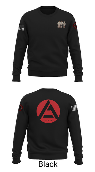 Crew Neck Sweatshirt, Gracie JiuJitsu Athens, , Teamtime, Team time, sublimation, custom sports apparel, team uniforms, spirit wear, spiritwear, sports uniforms, custom shirts, team store, custom team store, fundraiser sports, apparel fundraiser
