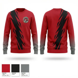 Crew Neck Sweatshirt, Red Bank FC Raptors, Spirit Store, Teamtime, Team time, sublimation, custom sports apparel, team uniforms, spirit wear, spiritwear, sports uniforms, custom shirts, team store, custom team store, fundraiser sports, apparel fundraiser