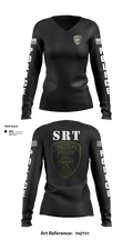 GAINESVILLE PD SRT 24042594 Women's Long Sleeve V-neck Shirt - 17
