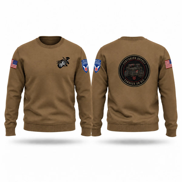 Crew Neck Sweatshirt, 1-24 Centurion Company, Army, Teamtime, Team time, sublimation, custom sports apparel, team uniforms, spirit wear, spiritwear, sports uniforms, custom shirts, team store, custom team store, fundraiser sports, apparel fundraiser