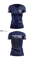 Wittenberg Area Protective Services District Women's Short Sleeve V-neck Shirt - 5