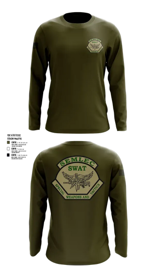 Long Sleeve Performance Shirt, SEMLEC SWAT, Police, Teamtime, Team time, sublimation, custom sports apparel, team uniforms, spirit wear, spiritwear, sports uniforms, custom shirts, team store, custom team store, fundraiser sports, apparel fundraiser