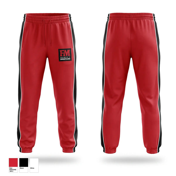 Sweatpants, Fort Madison Bloodhounds, Wrestling, Teamtime, Team time, sublimation, custom sports apparel, team uniforms, spirit wear, spiritwear, sports uniforms, custom shirts, team store, custom team store, fundraiser sports, apparel fundraiser
