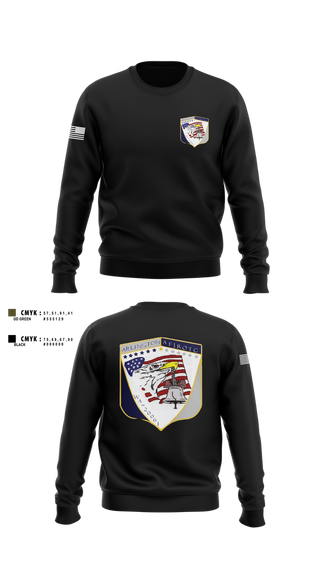 Crew Neck Sweatshirt, 61st eagle squadron, , Teamtime, Team time, sublimation, custom sports apparel, team uniforms, spirit wear, spiritwear, sports uniforms, custom shirts, team store, custom team store, fundraiser sports, apparel fundraiser