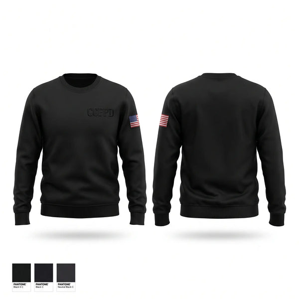 Crew Neck Sweatshirt, CCFPD, Fire Department, Teamtime, Team time, sublimation, custom sports apparel, team uniforms, spirit wear, spiritwear, sports uniforms, custom shirts, team store, custom team store, fundraiser sports, apparel fundraiser