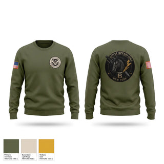 Crew Neck Sweatshirt, Fugitive Operations, Police, Teamtime, Team time, sublimation, custom sports apparel, team uniforms, spirit wear, spiritwear, sports uniforms, custom shirts, team store, custom team store, fundraiser sports, apparel fundraiser