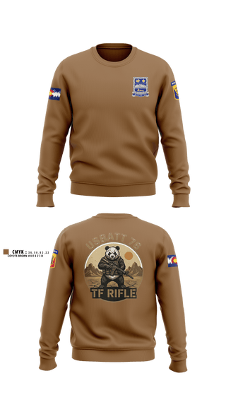 Crew Neck Sweatshirt, 1-157th IN BN, National Guard, Teamtime, Team time, sublimation, custom sports apparel, team uniforms, spirit wear, spiritwear, sports uniforms, custom shirts, team store, custom team store, fundraiser sports, apparel fundraiser