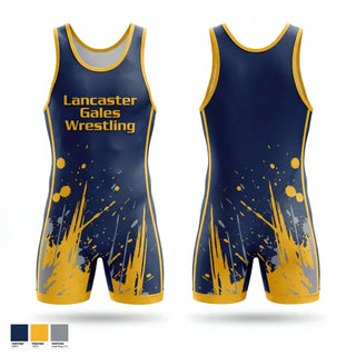 Wrestling Singlet, Lancaster Gales wrestling, Wrestling, Teamtime, Team time, sublimation, custom sports apparel, team uniforms, spirit wear, spiritwear, sports uniforms, custom shirts, team store, custom team store, fundraiser sports, apparel fundraiser