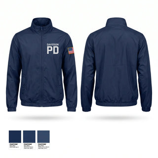 Windbreaker, Davidson PD, Police, Teamtime, Team time, sublimation, custom sports apparel, team uniforms, spirit wear, spiritwear, sports uniforms, custom shirts, team store, custom team store, fundraiser sports, apparel fundraiser
