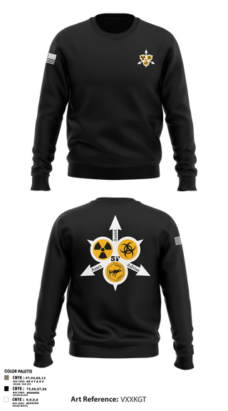 Crew Neck Sweatshirt, 51st WMD-CST, , Teamtime, Team time, sublimation, custom sports apparel, team uniforms, spirit wear, spiritwear, sports uniforms, custom shirts, team store, custom team store, fundraiser sports, apparel fundraiser