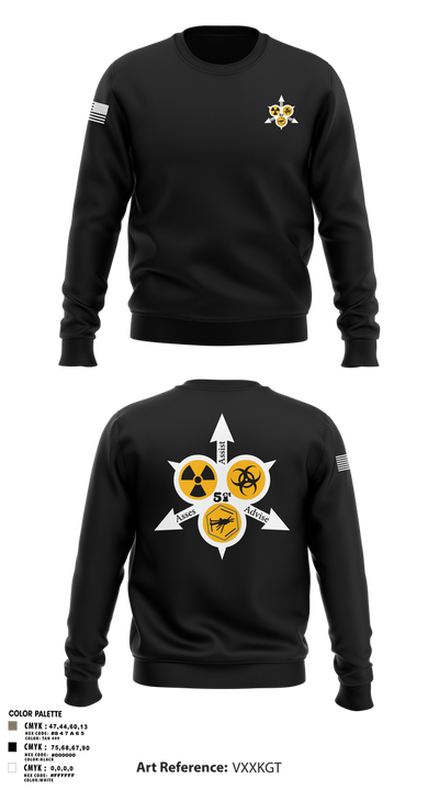 51st WMD-CST 58397941 Crew Neck Sweatshirt - 3