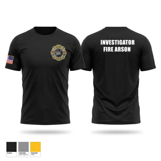 Short Sleeve Performance Shirt, Mercer County NJ Arson Unit, Police, Teamtime, Team time, sublimation, custom sports apparel, team uniforms, spirit wear, spiritwear, sports uniforms, custom shirts, team store, custom team store, fundraiser sports, apparel fundraiser