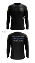 Cincinnati Police Canine Unit 49212857 Long Sleeve Performance Shirt - 21