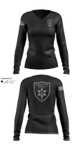 Fayette County Sheriff WV 38752837 Women's Long Sleeve V-neck Shirt - 22