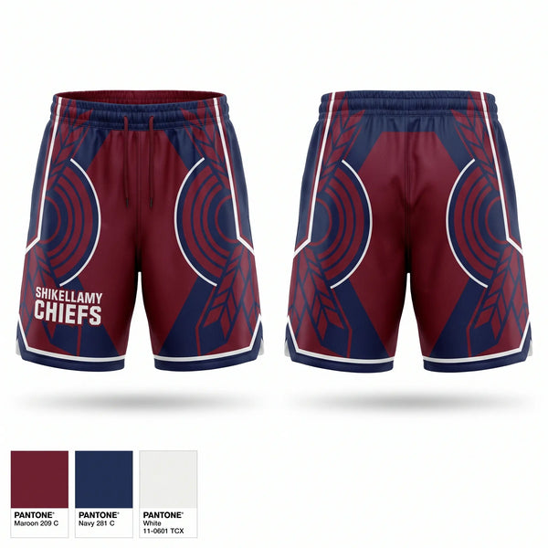 Athletic Shorts With Pockets, Shikellamy Chiefs, Baseball, Teamtime, Team time, sublimation, custom sports apparel, team uniforms, spirit wear, spiritwear, sports uniforms, custom shirts, team store, custom team store, fundraiser sports, apparel fundraiser