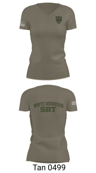 Womens Short Sleeve Vneck Shirt, White Mountain Regional Special Response Team, Police, Teamtime, Team time, sublimation, custom sports apparel, team uniforms, spirit wear, spiritwear, sports uniforms, custom shirts, team store, custom team store, fundraiser sports, apparel fundraiser