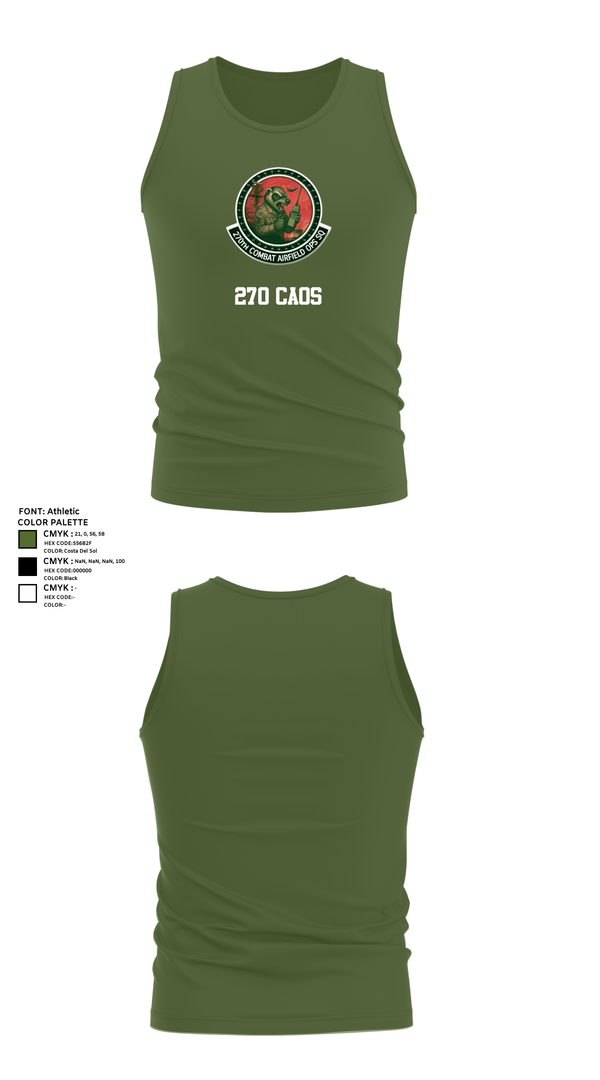 Tank Top, 270 CAOS, , Teamtime, Team time, sublimation, custom sports apparel, team uniforms, spirit wear, spiritwear, sports uniforms, custom shirts, team store, custom team store, fundraiser sports, apparel fundraiser