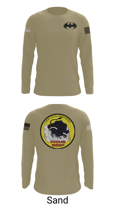 185th CES 20489835 Long Sleeve Performance Shirt 82