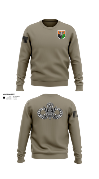 Crew Neck Sweatshirt, 112th SIG BN (SO)(A), Army, Teamtime, Team time, sublimation, custom sports apparel, team uniforms, spirit wear, spiritwear, sports uniforms, custom shirts, team store, custom team store, fundraiser sports, apparel fundraiser