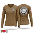 CENTCOM PT TEAM Women's Long Sleeve V-neck Shirt - 1
