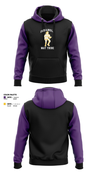 Hoodie, Indianola Mat Tribe, Wrestling, Teamtime, Team time, sublimation, custom sports apparel, team uniforms, spirit wear, spiritwear, sports uniforms, custom shirts, team store, custom team store, fundraiser sports, apparel fundraiser