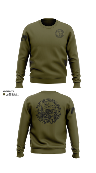 Crew Neck Sweatshirt, PCSO AVO, Police, Teamtime, Team time, sublimation, custom sports apparel, team uniforms, spirit wear, spiritwear, sports uniforms, custom shirts, team store, custom team store, fundraiser sports, apparel fundraiser
