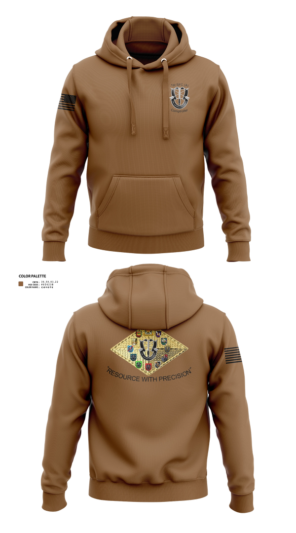 Hoodie, 1SFC Comptroller, Army, Teamtime, Team time, sublimation, custom sports apparel, team uniforms, spirit wear, spiritwear, sports uniforms, custom shirts, team store, custom team store, fundraiser sports, apparel fundraiser
