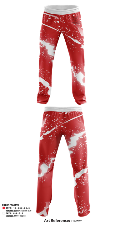 Saranac Lake Red Storm Volleyball 33177463 Sweatpants - 1