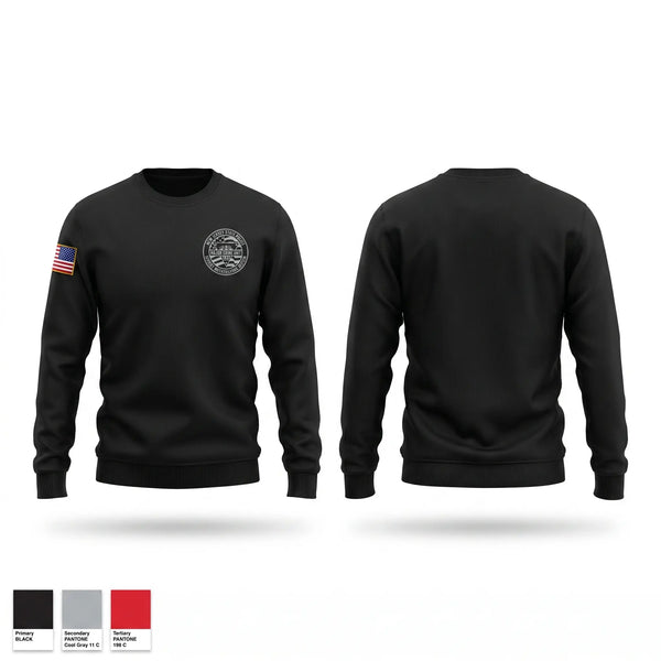 Crew Neck Sweatshirt, Major Crime Unit, Police, Teamtime, Team time, sublimation, custom sports apparel, team uniforms, spirit wear, spiritwear, sports uniforms, custom shirts, team store, custom team store, fundraiser sports, apparel fundraiser