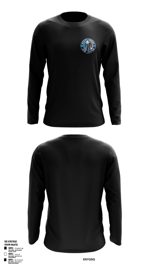 Long Sleeve Rash Guard Shirt, Scott Audas Jiu Jitsu, , Teamtime, Team time, sublimation, custom sports apparel, team uniforms, spirit wear, spiritwear, sports uniforms, custom shirts, team store, custom team store, fundraiser sports, apparel fundraiser