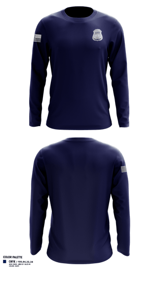 Long Sleeve Performance Shirt, Virginia State Police, Police, Teamtime, Team time, sublimation, custom sports apparel, team uniforms, spirit wear, spiritwear, sports uniforms, custom shirts, team store, custom team store, fundraiser sports, apparel fundraiser