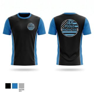 Short Sleeve Performance Shirt, J&P Pools, , Teamtime, Team time, sublimation, custom sports apparel, team uniforms, spirit wear, spiritwear, sports uniforms, custom shirts, team store, custom team store, fundraiser sports, apparel fundraiser