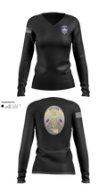 MPD Patrol 83314976 Women's Long Sleeve V-neck Shirt - 21