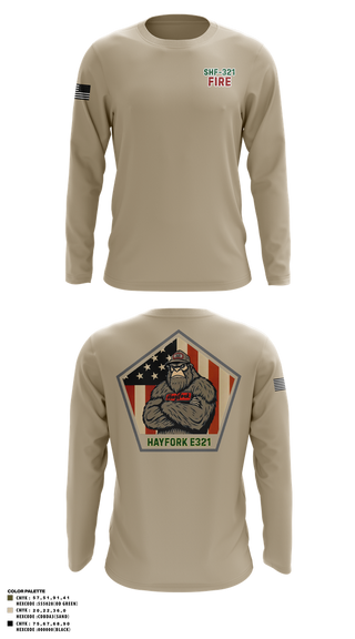 Long Sleeve Performance Shirt, Hayfork Engine 321, , Teamtime, Team time, sublimation, custom sports apparel, team uniforms, spirit wear, spiritwear, sports uniforms, custom shirts, team store, custom team store, fundraiser sports, apparel fundraiser