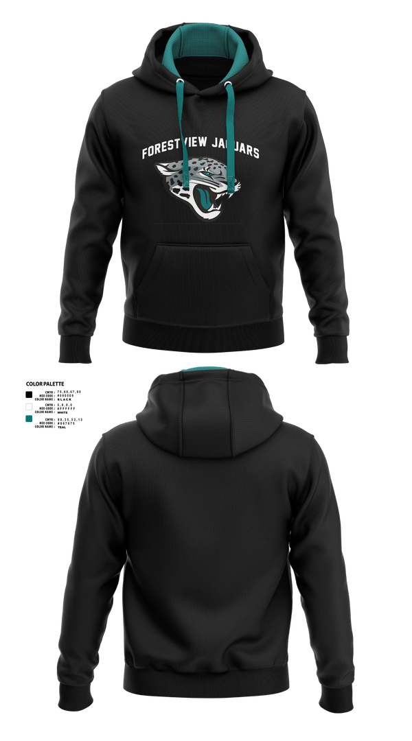 Hoodie, Forestview Jaguars, Men's Basketball, Teamtime, Team time, sublimation, custom sports apparel, team uniforms, spirit wear, spiritwear, sports uniforms, custom shirts, team store, custom team store, fundraiser sports, apparel fundraiser