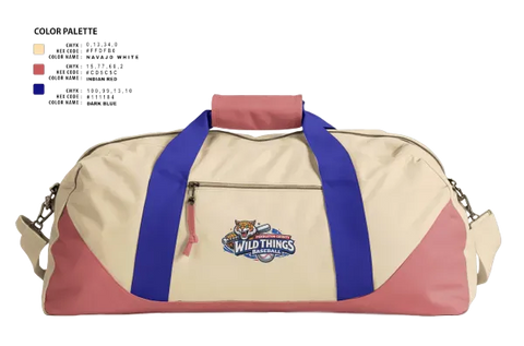 Duffle Bag, Wild Things, Baseball, Teamtime, Team time, sublimation, custom sports apparel, team uniforms, spirit wear, spiritwear, sports uniforms, custom shirts, team store, custom team store, fundraiser sports, apparel fundraiser