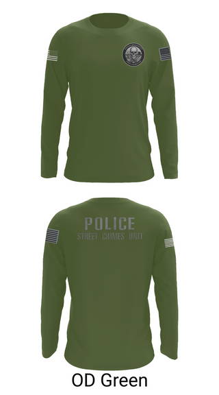 Long Sleeve Performance Shirt, STREET CRIMES, , Teamtime, Team time, sublimation, custom sports apparel, team uniforms, spirit wear, spiritwear, sports uniforms, custom shirts, team store, custom team store, fundraiser sports, apparel fundraiser