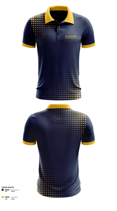 DIAMONDS 49682025 Short Sleeve Performance Polo - 1