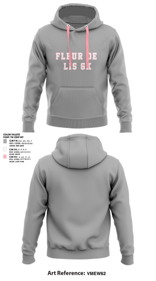 Hoodie, Fleur de Lis GK, Men's Soccer, Teamtime, Team time, sublimation, custom sports apparel, team uniforms, spirit wear, spiritwear, sports uniforms, custom shirts, team store, custom team store, fundraiser sports, apparel fundraiser