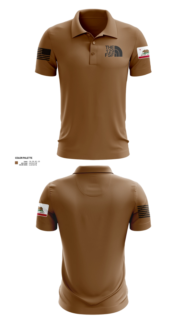 Short Sleeve Performance Polo, 129 FSS, Air Force, Teamtime, Team time, sublimation, custom sports apparel, team uniforms, spirit wear, spiritwear, sports uniforms, custom shirts, team store, custom team store, fundraiser sports, apparel fundraiser