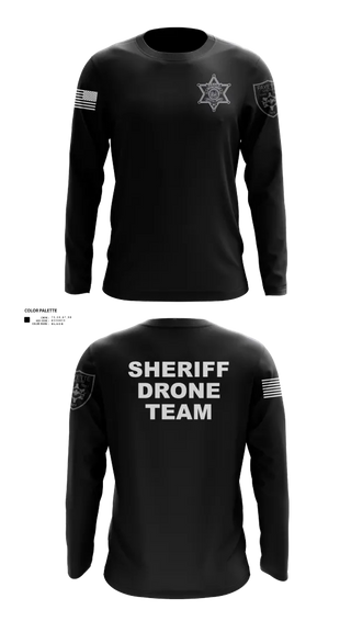 Long Sleeve Performance Shirt, Fayette County Sheriff WV, Police, Teamtime, Team time, sublimation, custom sports apparel, team uniforms, spirit wear, spiritwear, sports uniforms, custom shirts, team store, custom team store, fundraiser sports, apparel fundraiser