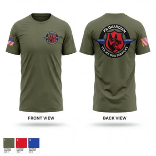Old School Cotton Feel Shirt, K-9 Guardian Police Dog Services, Police, Teamtime, Team time, sublimation, custom sports apparel, team uniforms, spirit wear, spiritwear, sports uniforms, custom shirts, team store, custom team store, fundraiser sports, apparel fundraiser